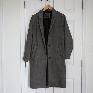 Houndstooth Abercrombie & Fitch Pea Coat